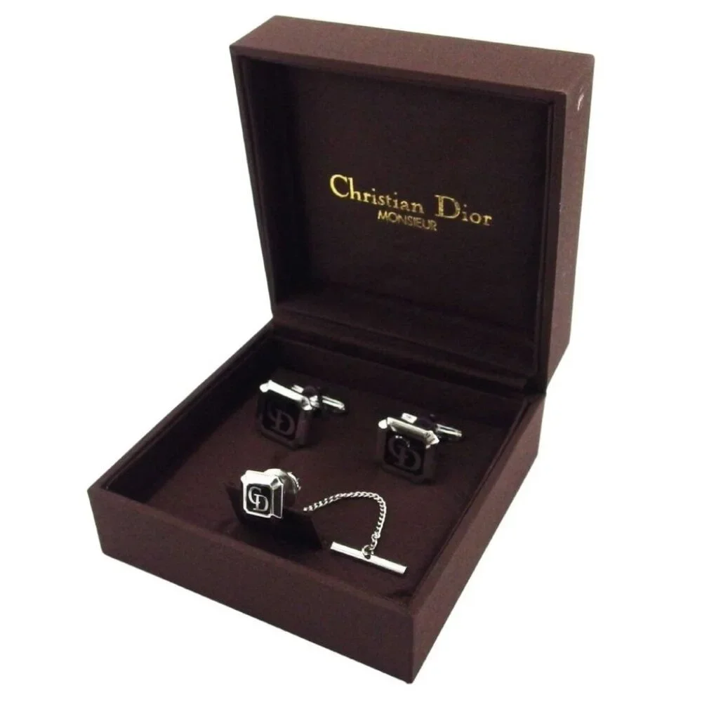 Dior cuffs Silverx black Women Authentic secondhand